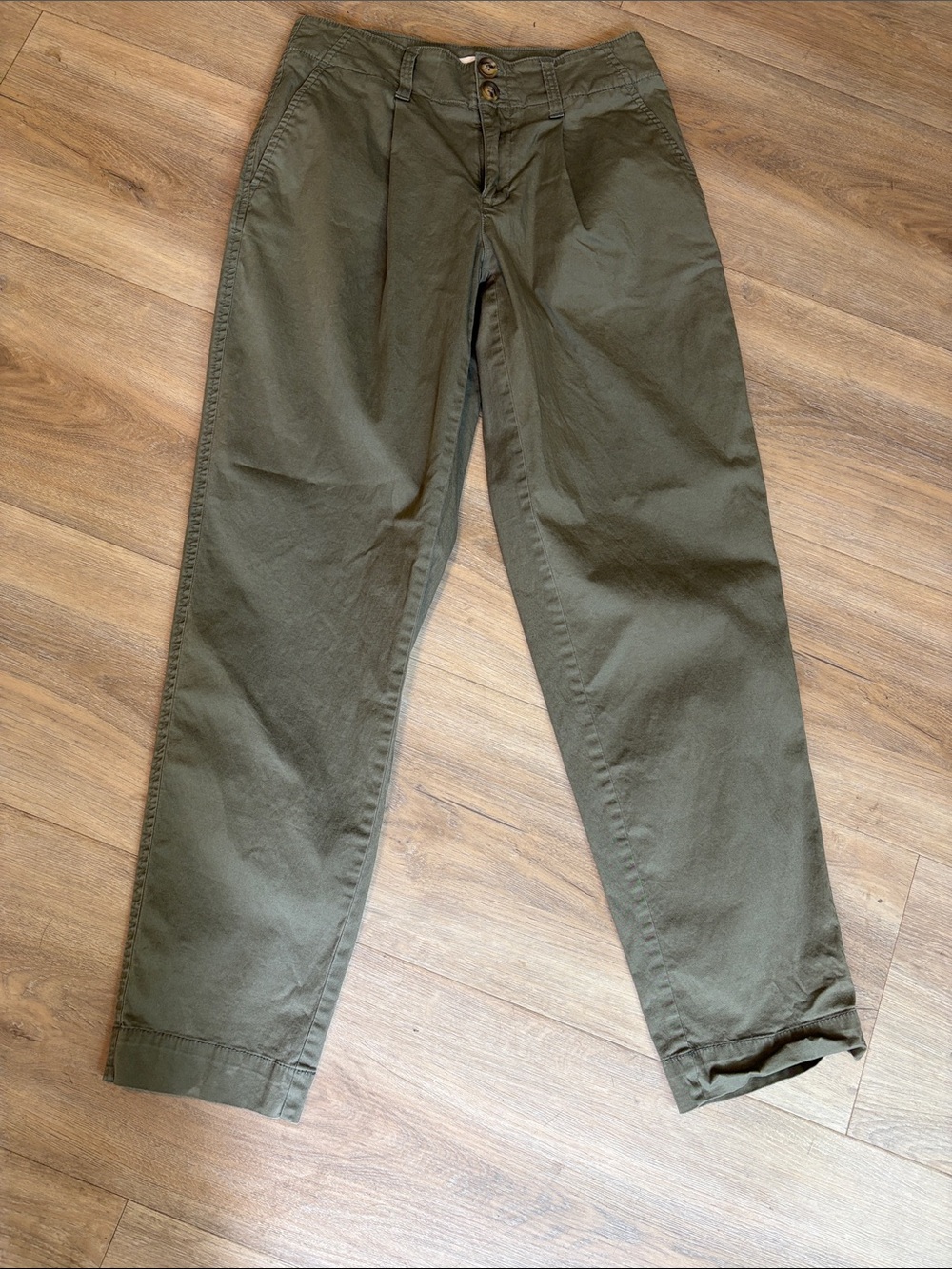 a new day Olive Green High-Rise Chino Pants